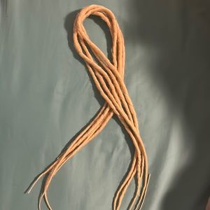 platinum blonde dbl ended dreads